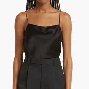 Harmony Satin Camisole Alice + Olivia body suit black